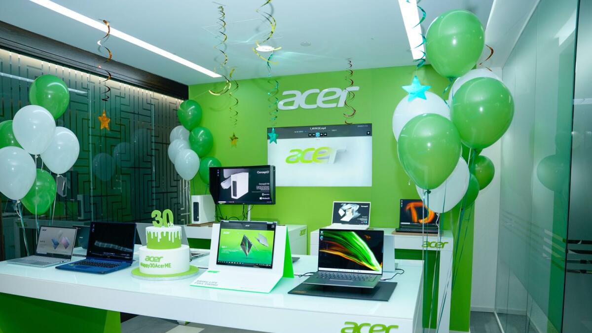 Today, Acer has 3 offices with 31 employees in the Middle East and Africa serving over 20 countries. — Supplied photo
