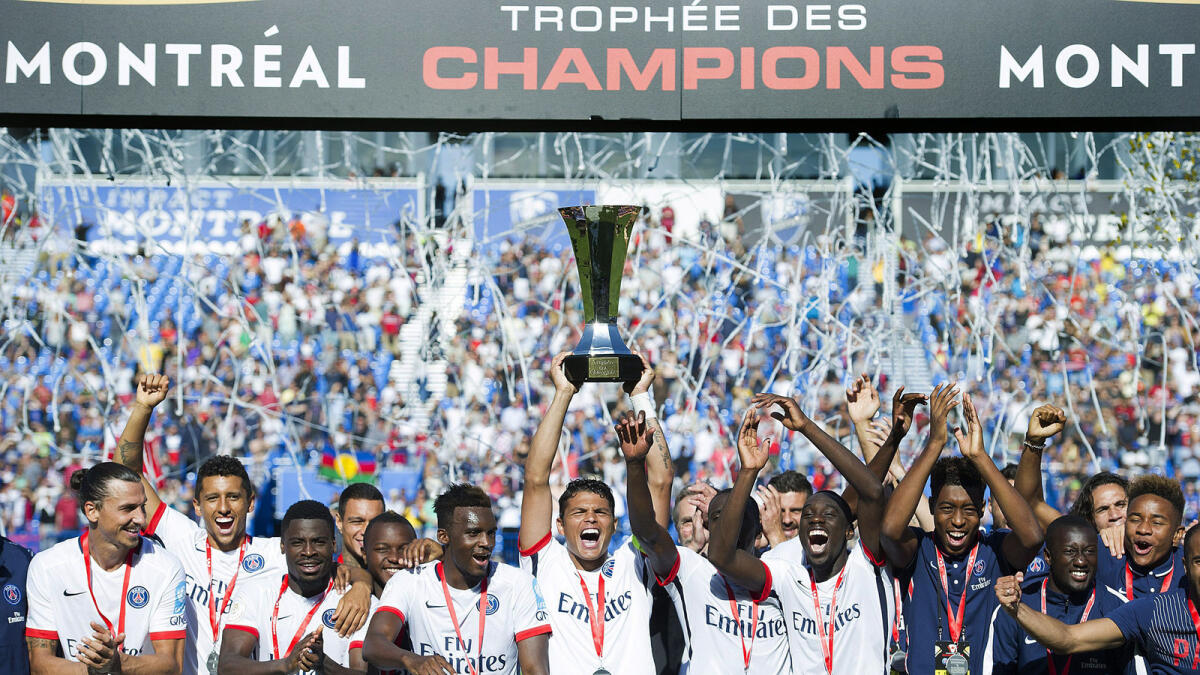 PSG grab Lyons share in French Champions Trophy 