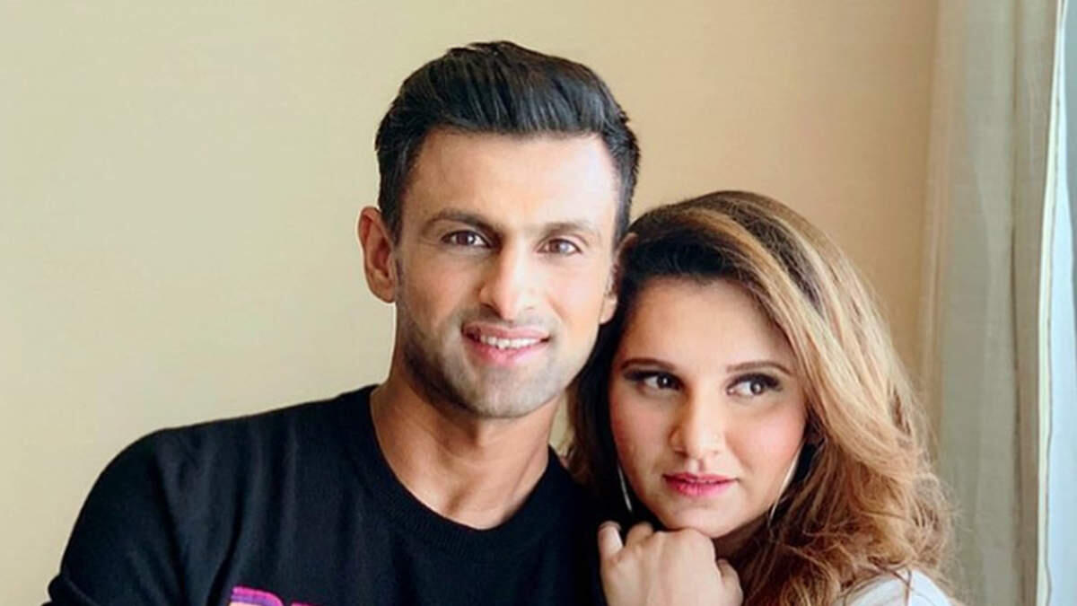 Sania shared a couple of pictures with her husband Shoaib on social media