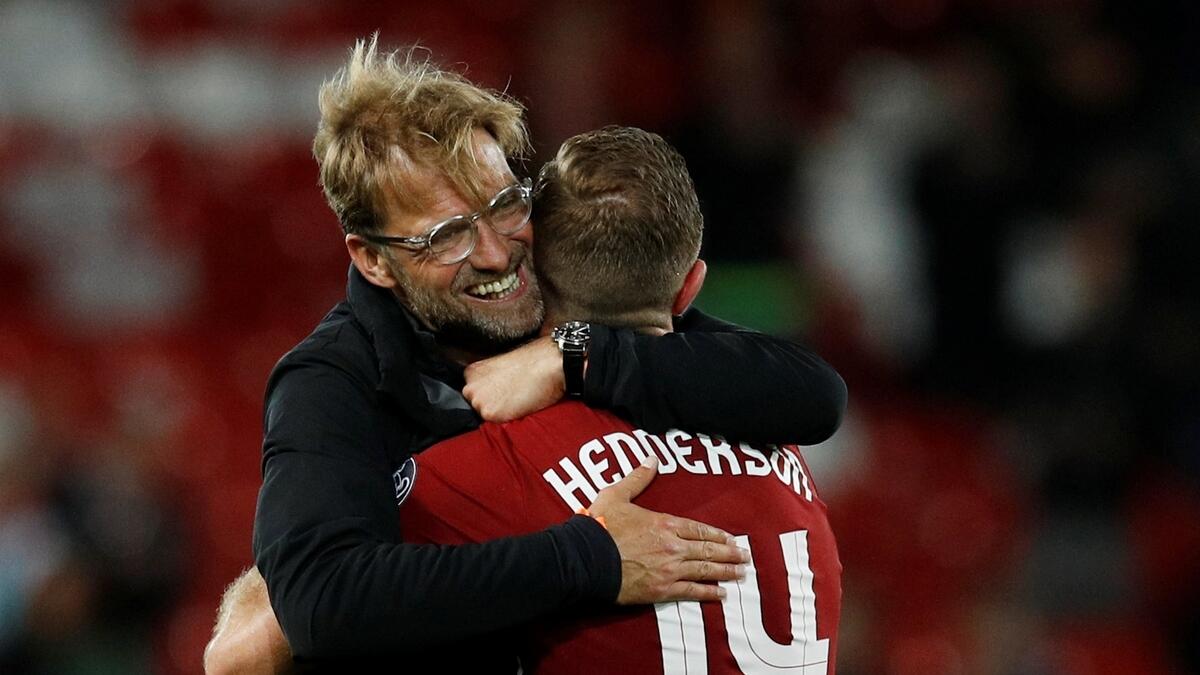 Liverpool boss Klopp back at training after health scare