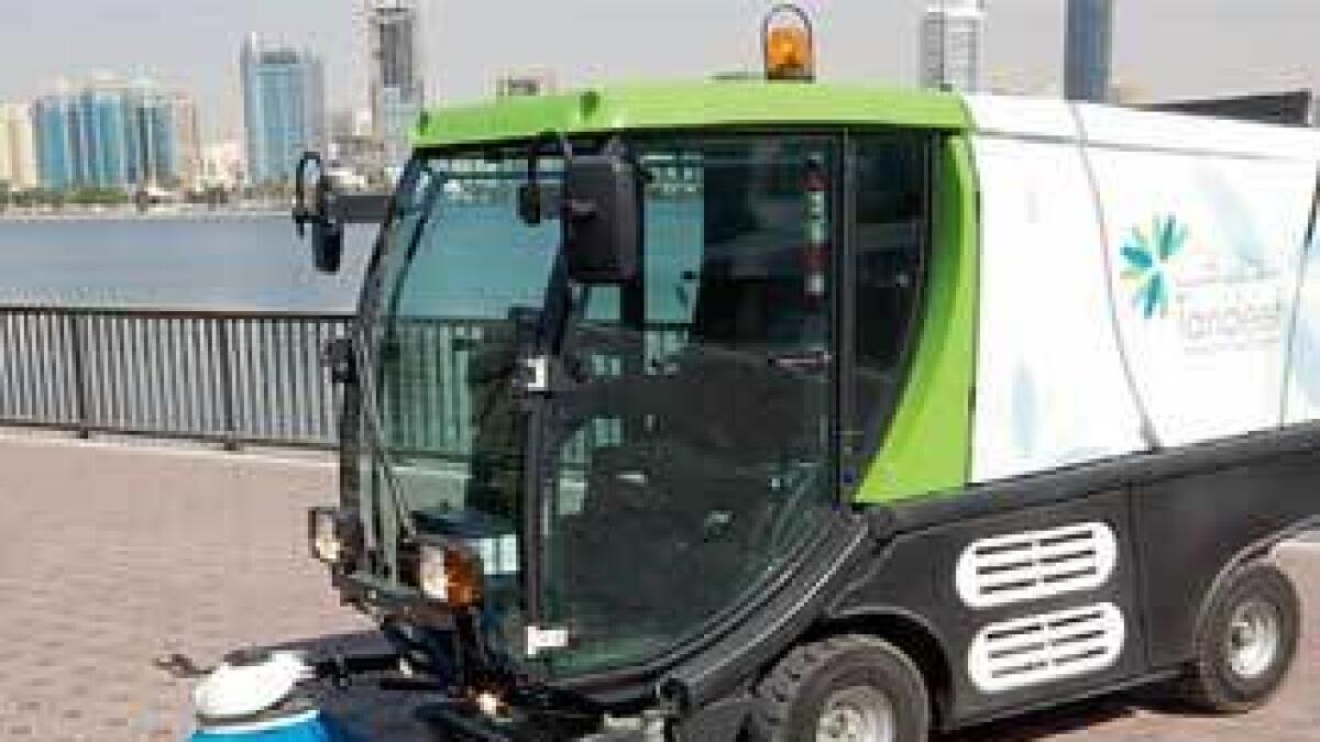 For clean streets in Sharjah