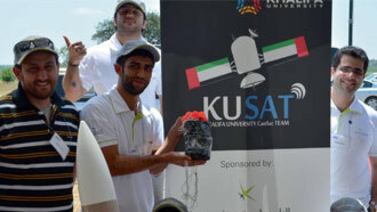 Khalifa varsity students make mini-satellite in US contest