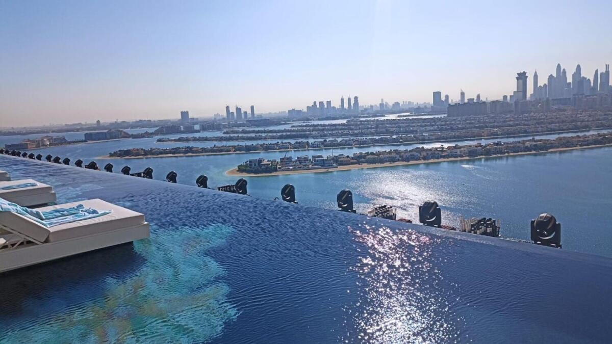 A view from Atlantis, The Royal's sky-high infinity pool. — KT photo