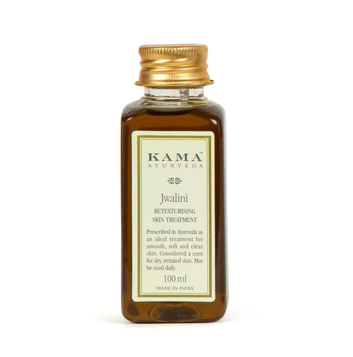 This skin treatment oil is enriched with the nourishing properties of coconut milk and sesame oil, promising to deliver irresistibly smooth, baby-soft skin. Kama Ayurveda avl from misspalettable.com, Dh105
