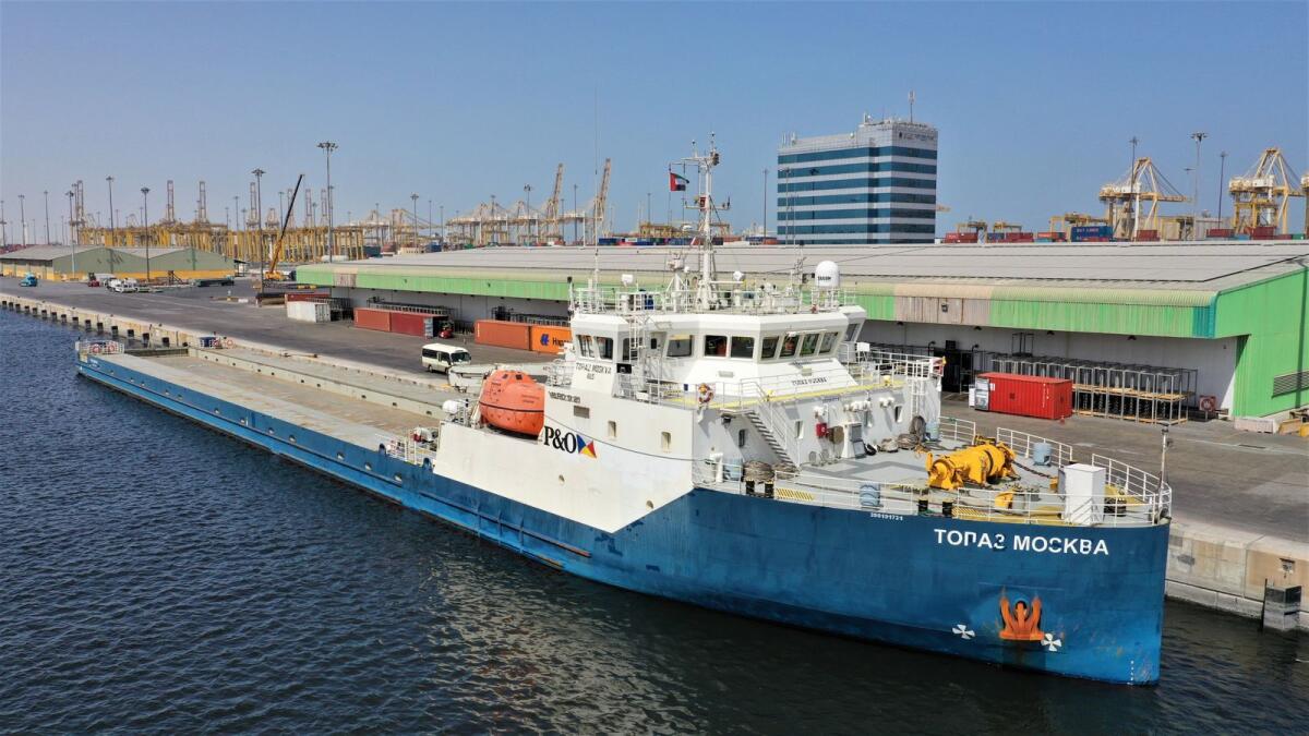 P&amp;O Maritime Logistics’ MCV visits Arabian Gulf for the first time – calling in Saudi Arabia and the UAE