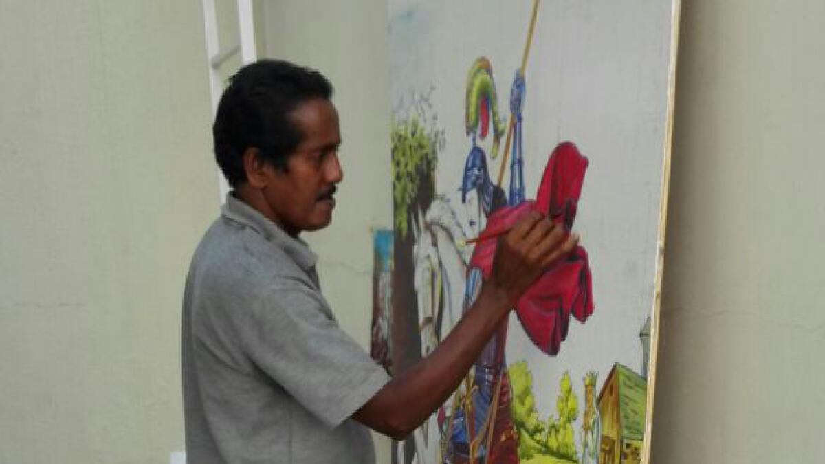 WATCH: Indian worker that makes great art