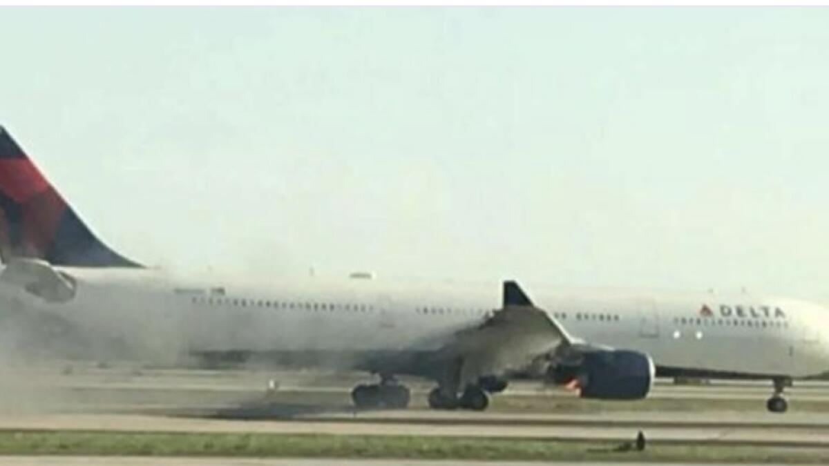 US plane makes emergency landing over smoke issue