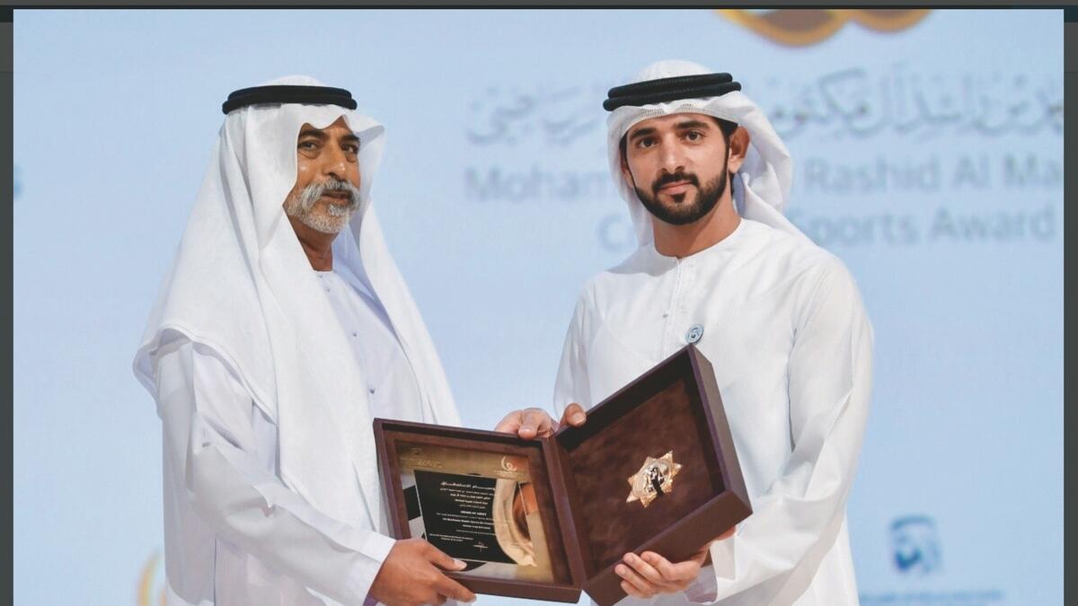 Sheikh Hamdan honours MBR Creative Sports Award winners
