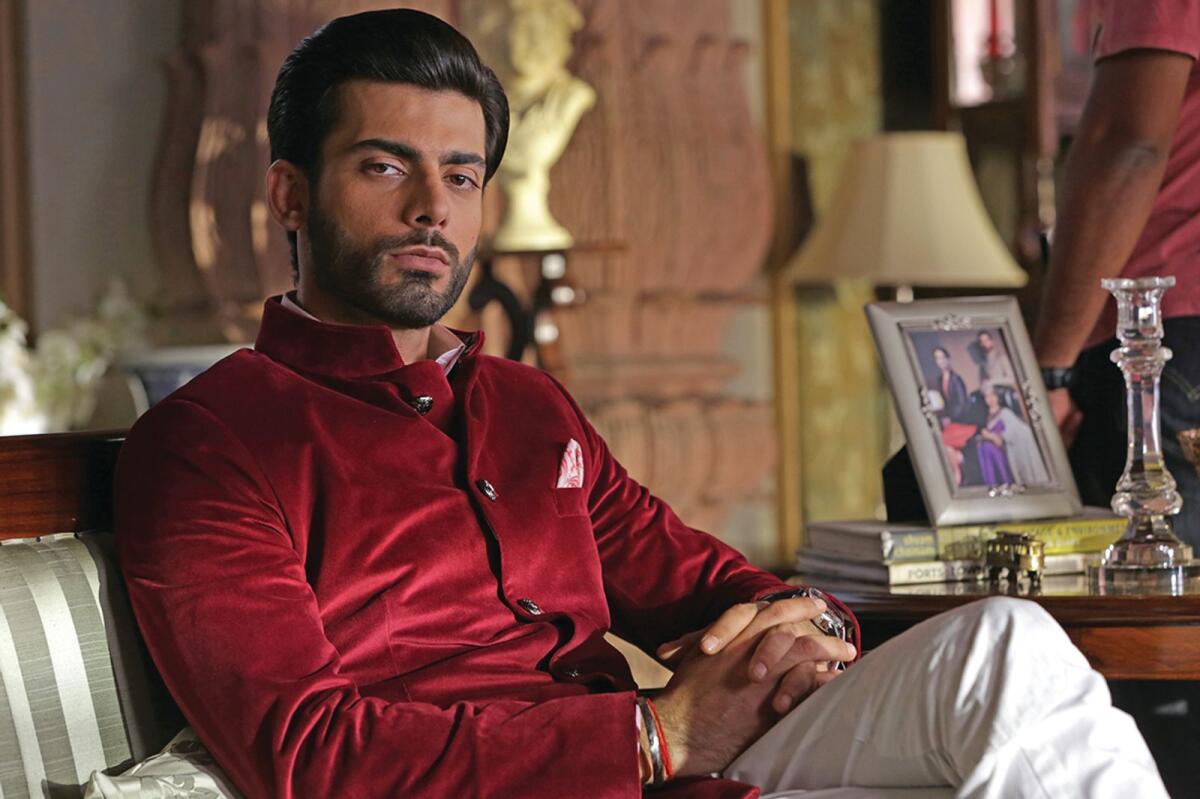 Fawad Khan in a bandhgala in a still from Khubsoorat
