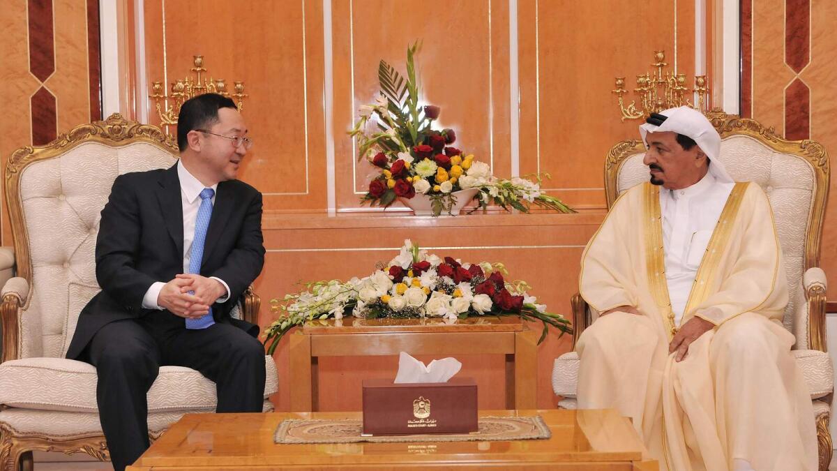 Ajman Ruler receives new South Korean Ambassador