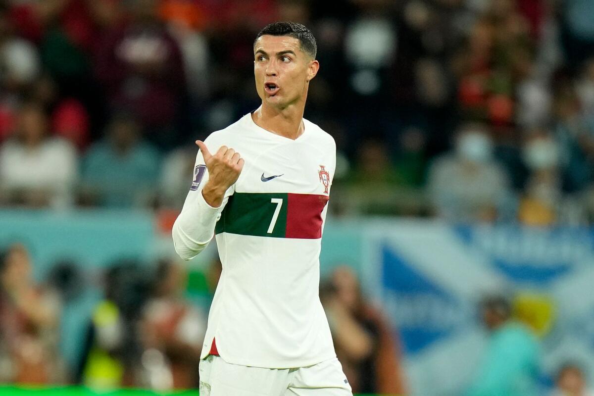 Portugal's Cristiano Ronaldo. — AP