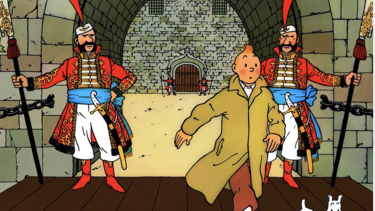 Tintin, King Ottokar's Sceptre, Hitler, comic book, cartoon, auction