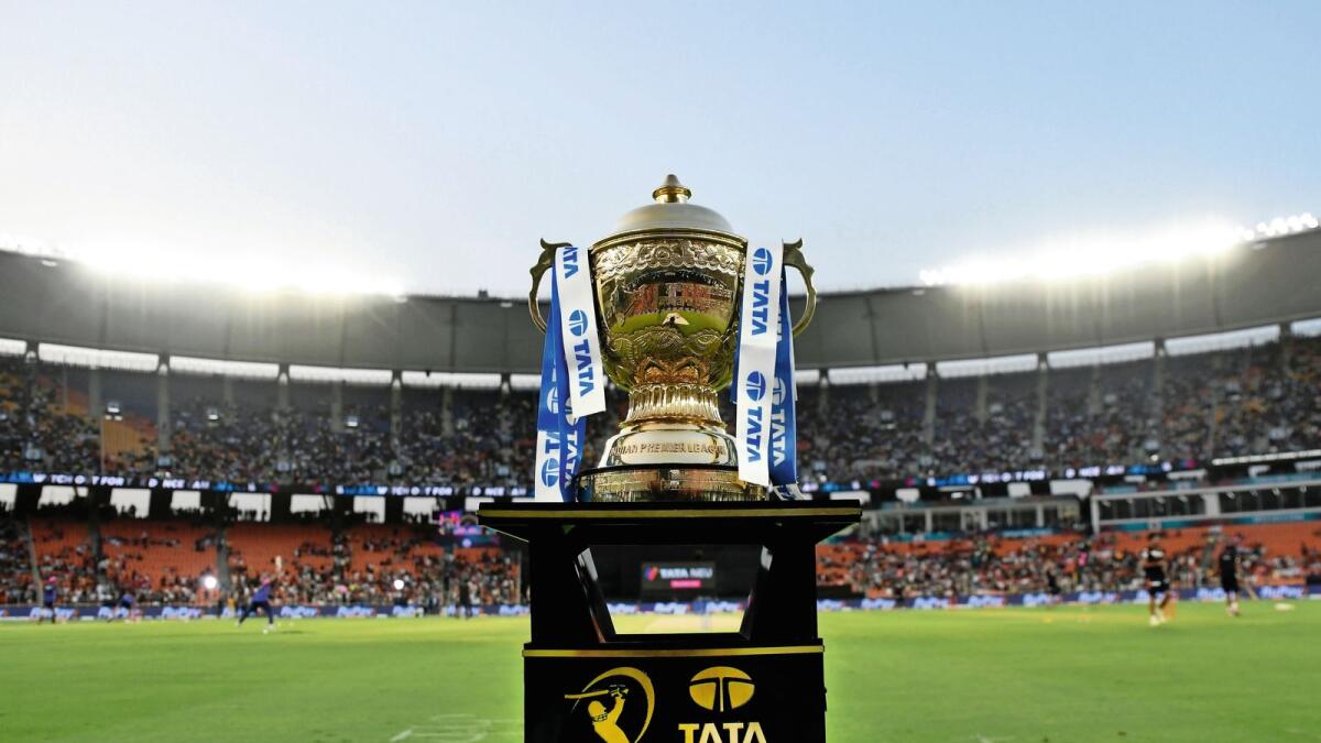 Rajasthan Royals and Gujarat Titans will be battling it out for the glistening trophy. — BCCI