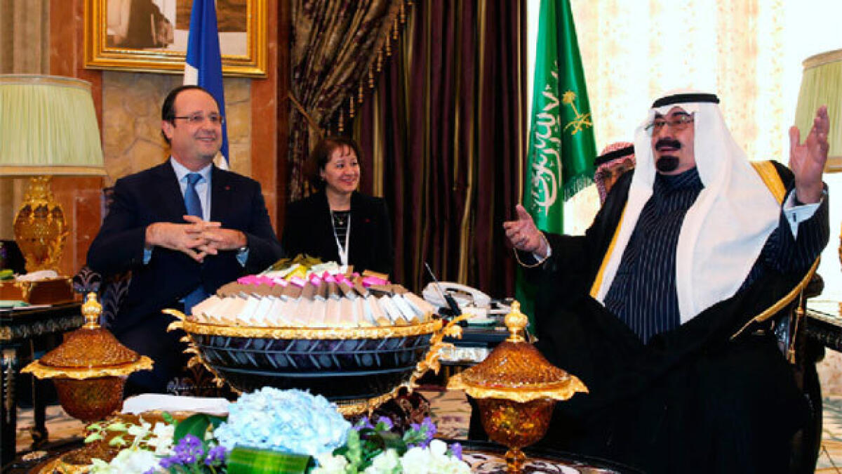 French President Hollande tackles Middle Eastern crises on Saudi visit