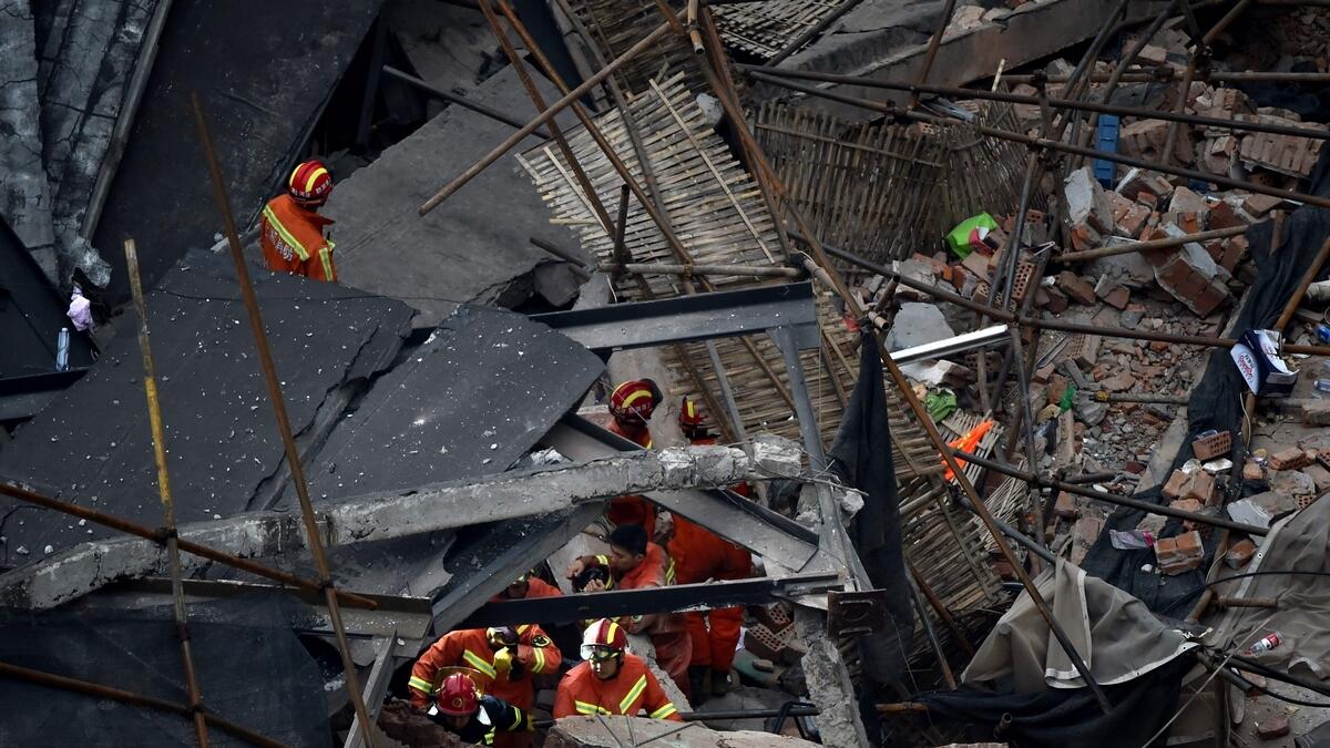 Ten dead as factory wall collapses in Shanghai