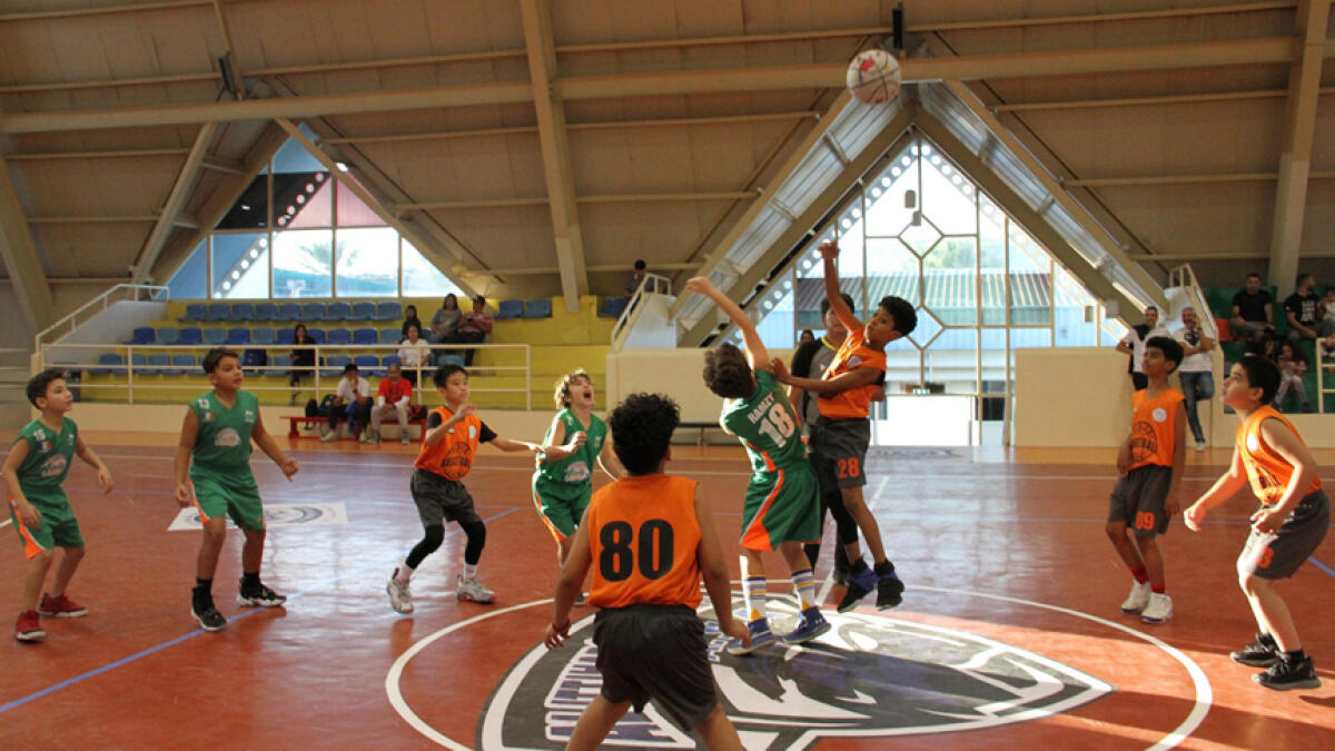 Action from a match during the Dubai Sports Council Youth Basketball Championship. - Supplied photo
