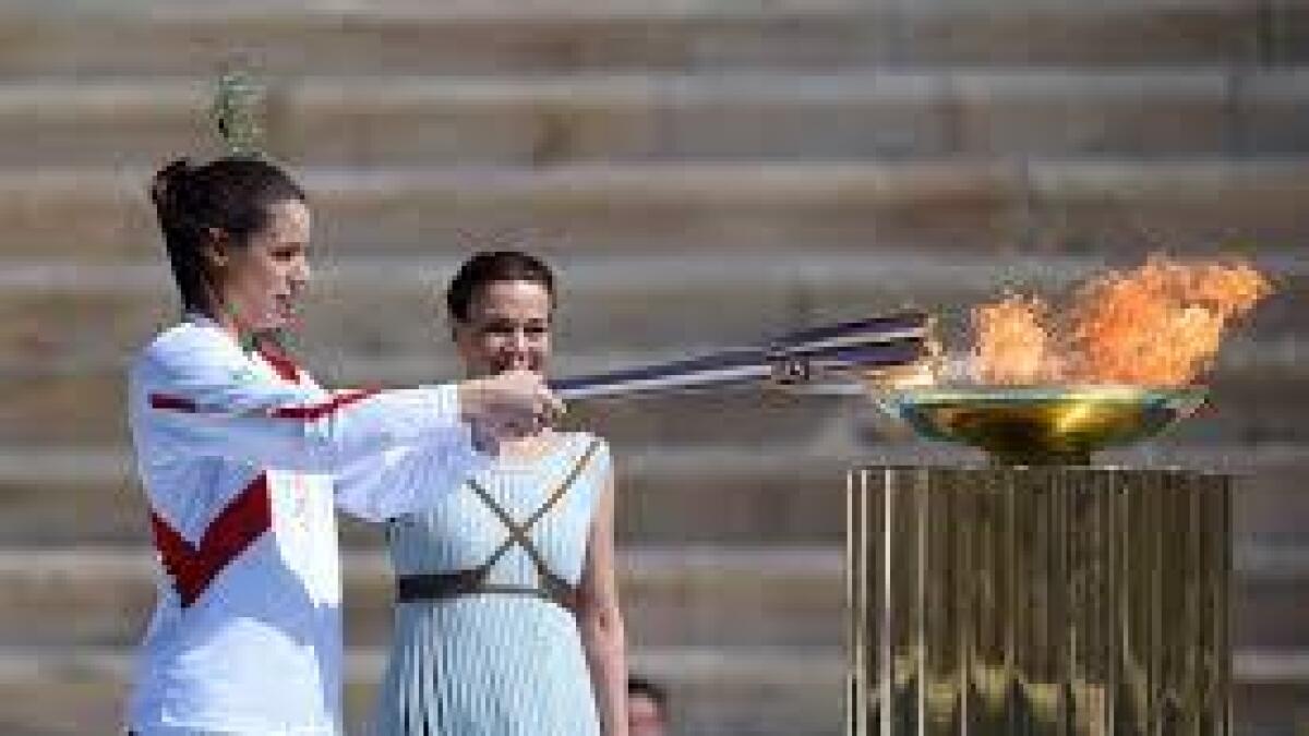 The exhibition of the Olympic Flame delayed