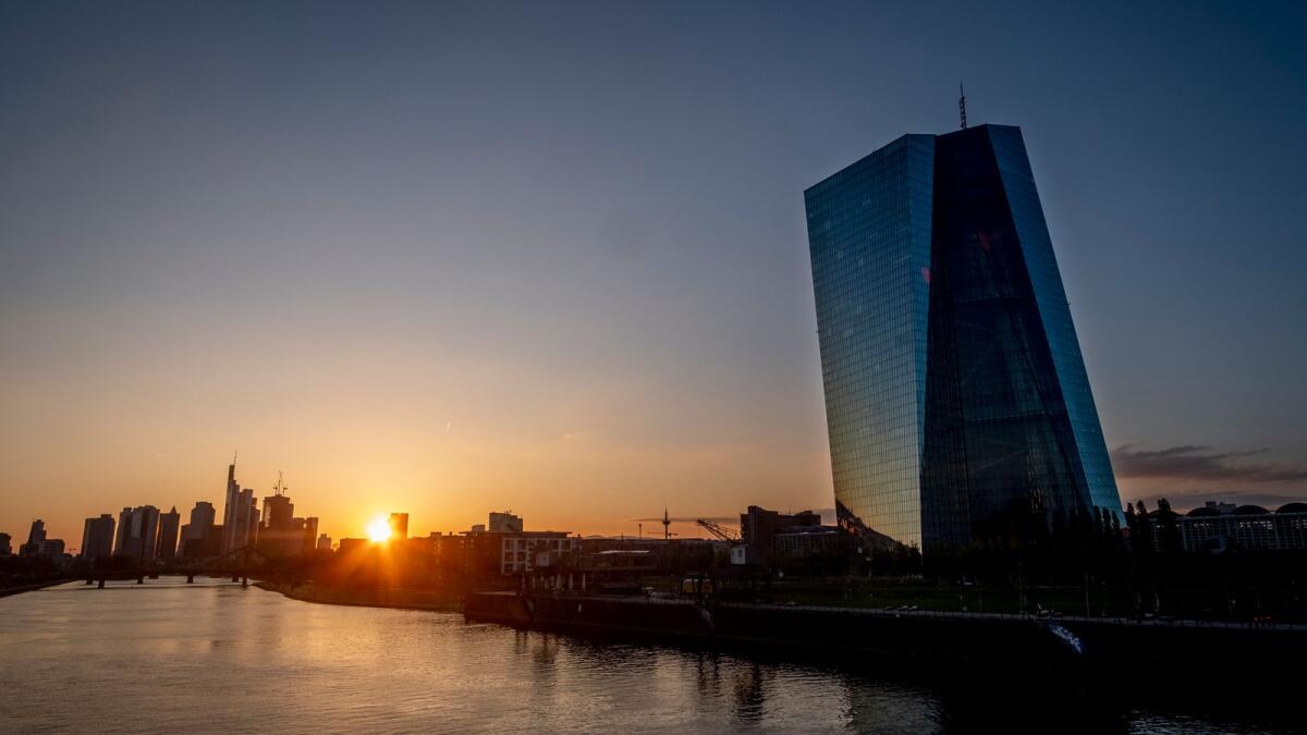 The European Central Bank building is pictured in Frankfurt, Germany, on, May 2, 2023. — AP file