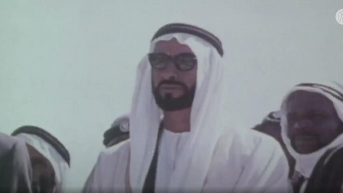 (Screengrabs from a video tweeted by the Government of Abu Dhabi Media Office)