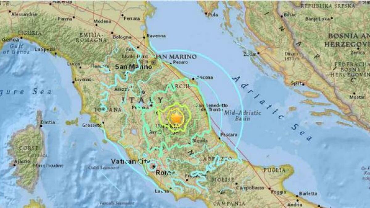 Quake shakes central Italy near devastated quake zone