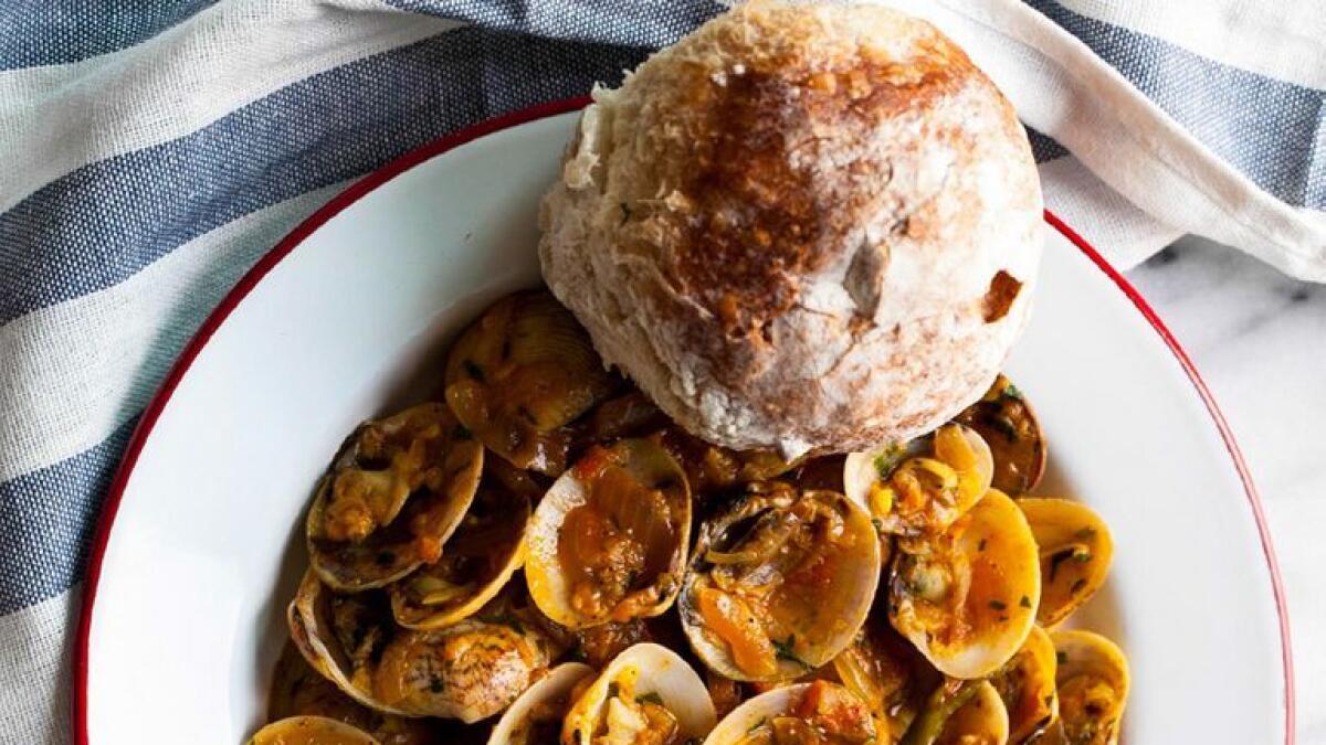 Chilli fry: Goan style clams