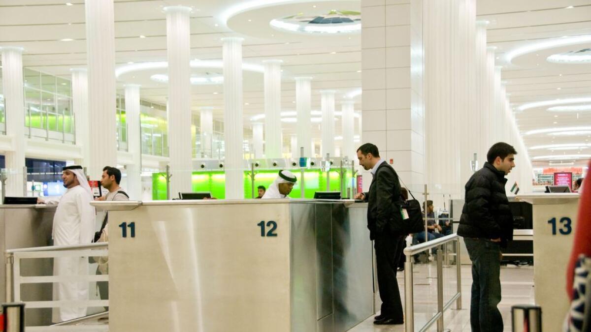 The immigration area at Dubai International Airport. Photo: File