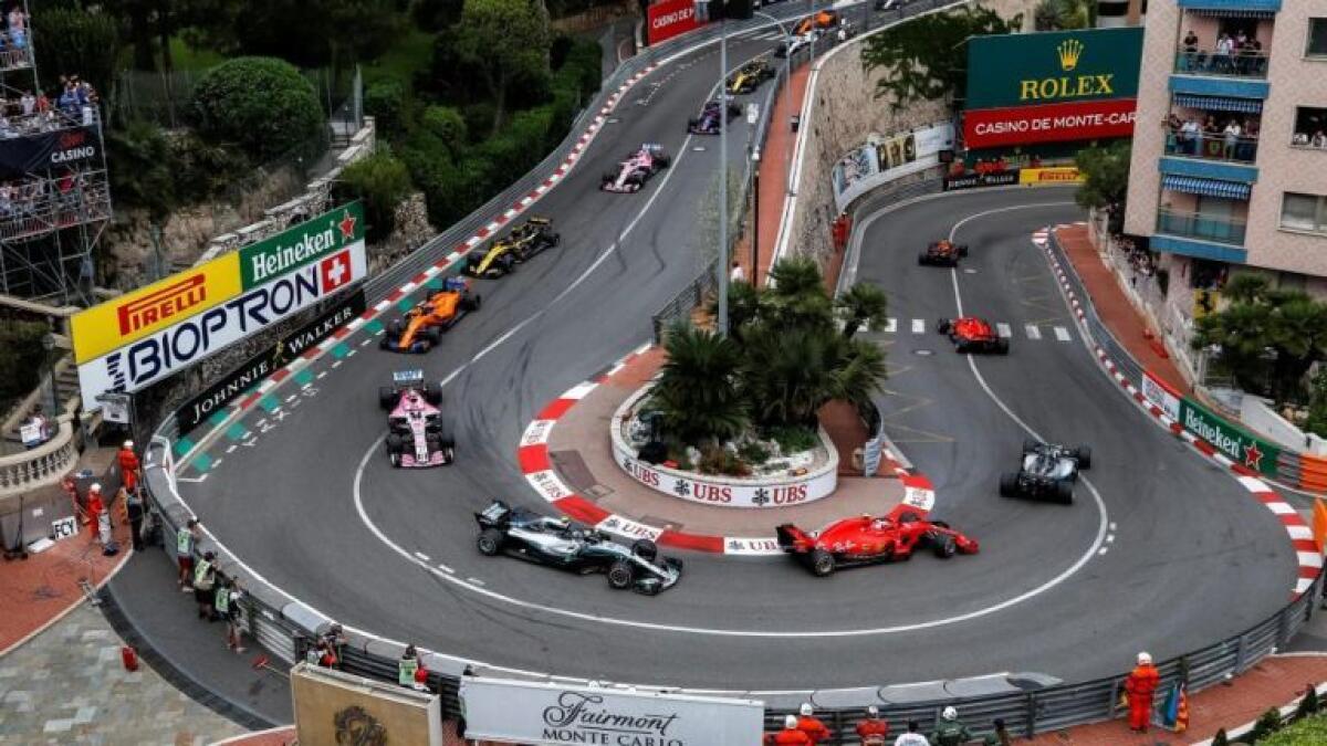 A classic in the rain-soaked street circuit in Monaco