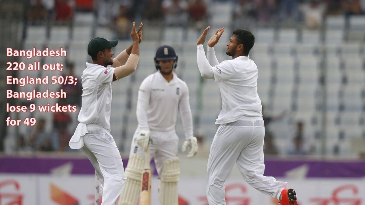 270 runs and 13 wickets: Its a crazy day in Dhaka 