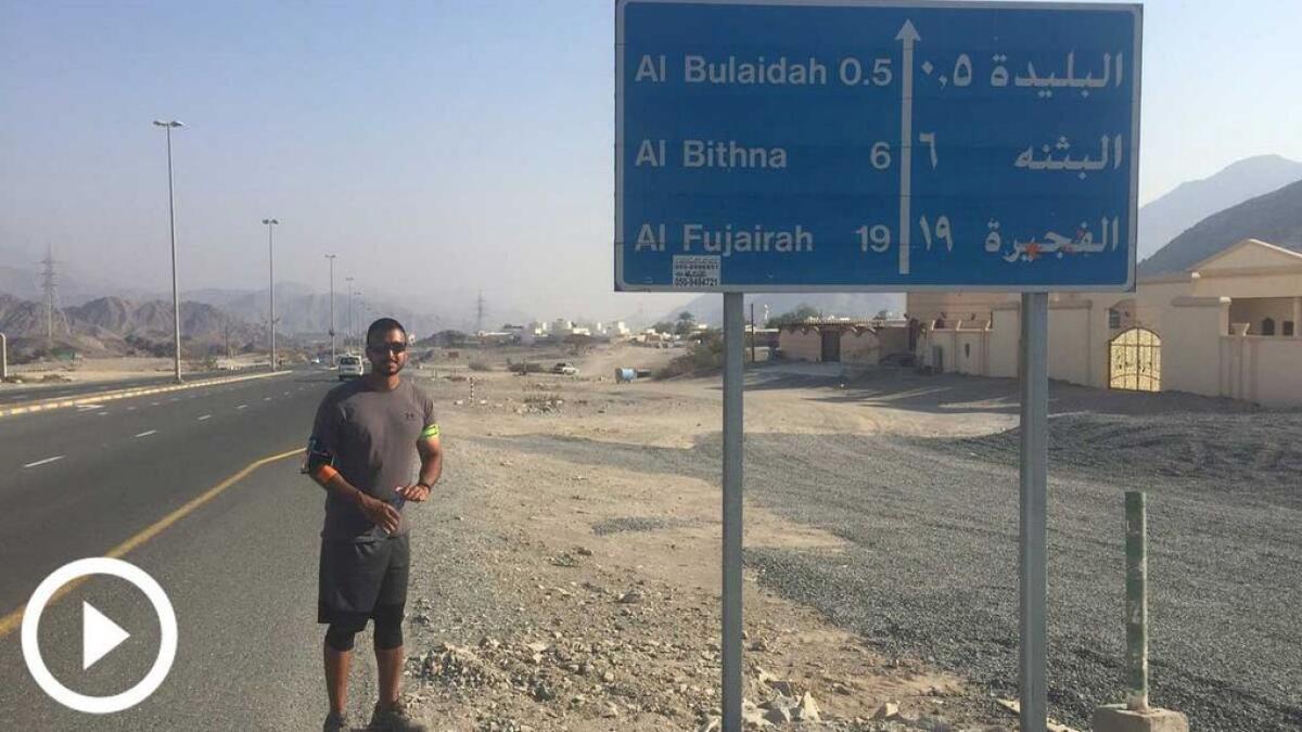 Watch: Emirati endures excruciating trek across all seven emirates, eyes Guinness record