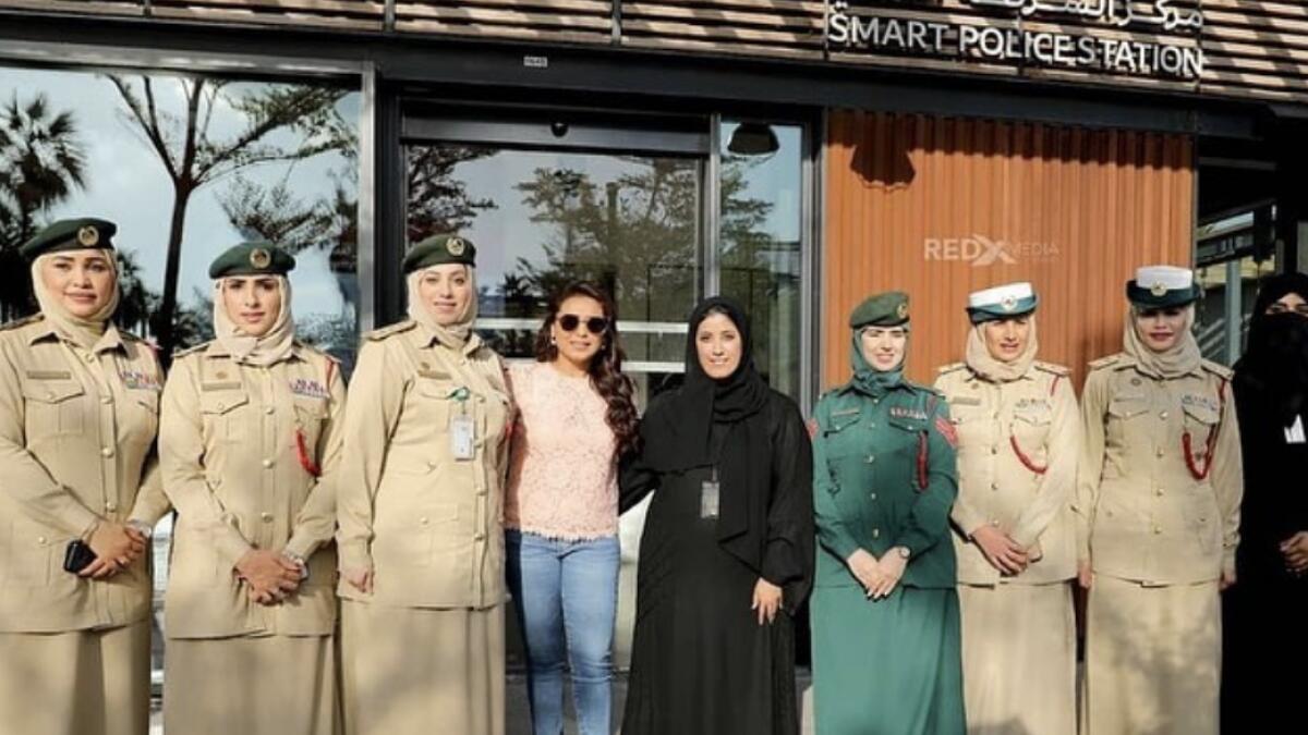 As part of Yash Raj Films' (YRF) tie-up with Dubai Police, star of 'Mardaani 2', Rani Mukerji visited Dubai on December 12 to meet women cops in the city at the Smart Police Station in La Mer - Instagram