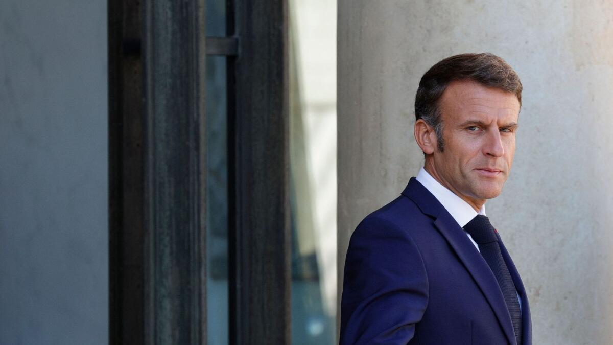 French President Emmanuel Macron. — AFP file