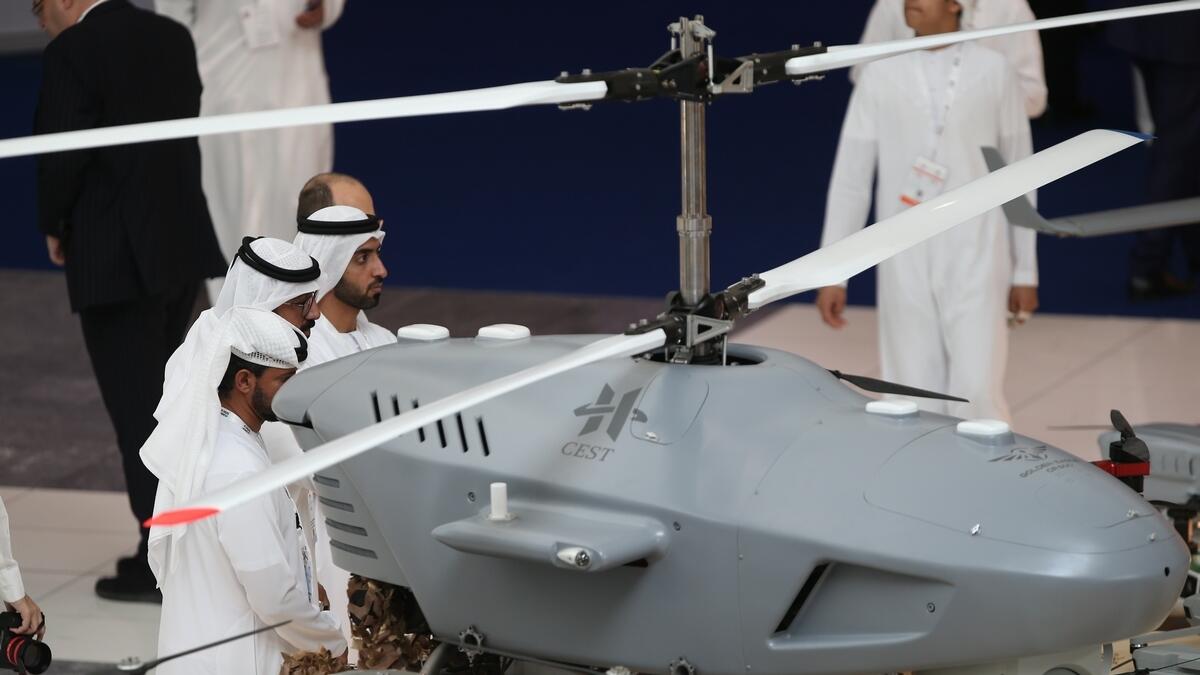 First, UAE-made, VTOL, drone, launched, defence expo, UMEX,