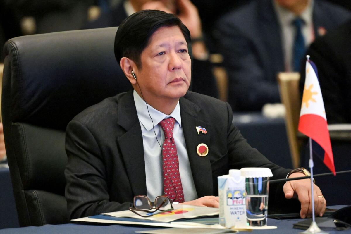 Philippines' President Ferdinand Marcos Jr. attends a session of the Asean-Japan Commemorative Summit Meeting in Tokyo on December 17, 2023.  — Reuters