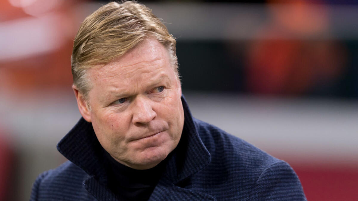 Ronald Koeman, coach of Barcelona, is known for his straight talk.