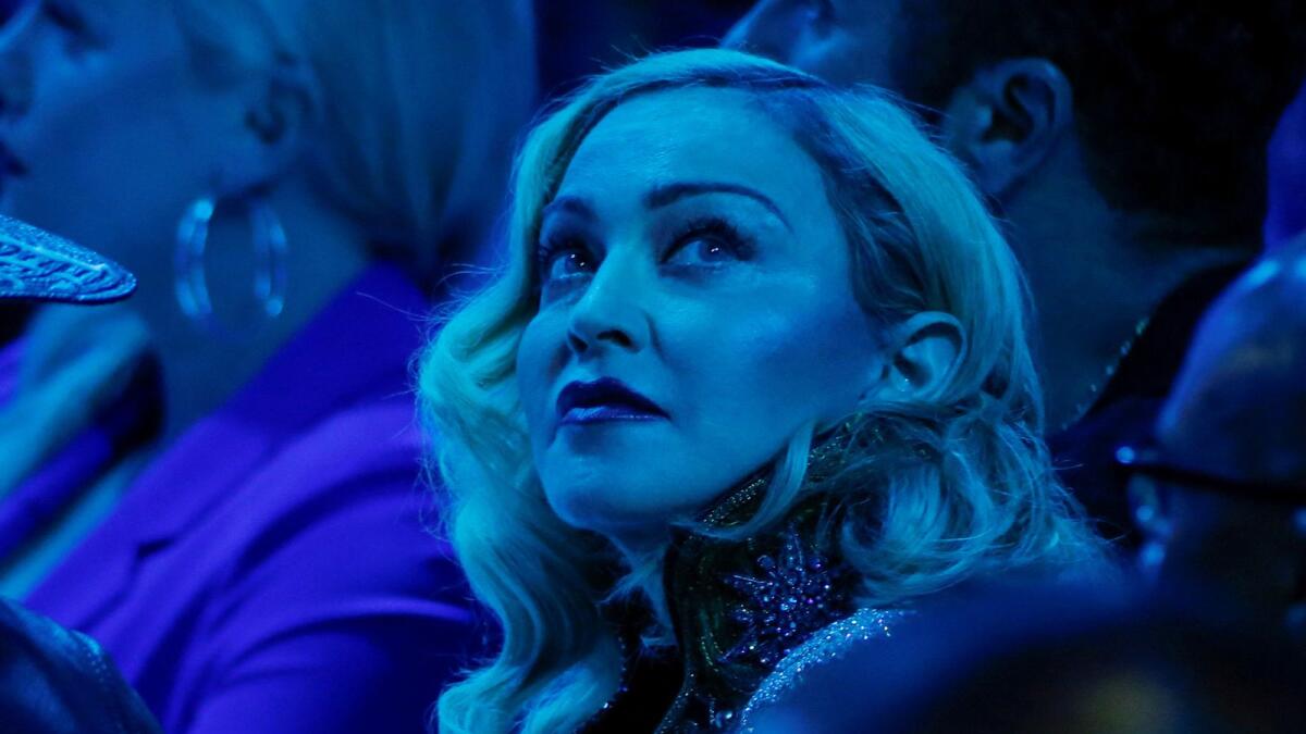 Singer Madonna attends the 30th annual GLAAD awards ceremony in New York City. — Reuters file