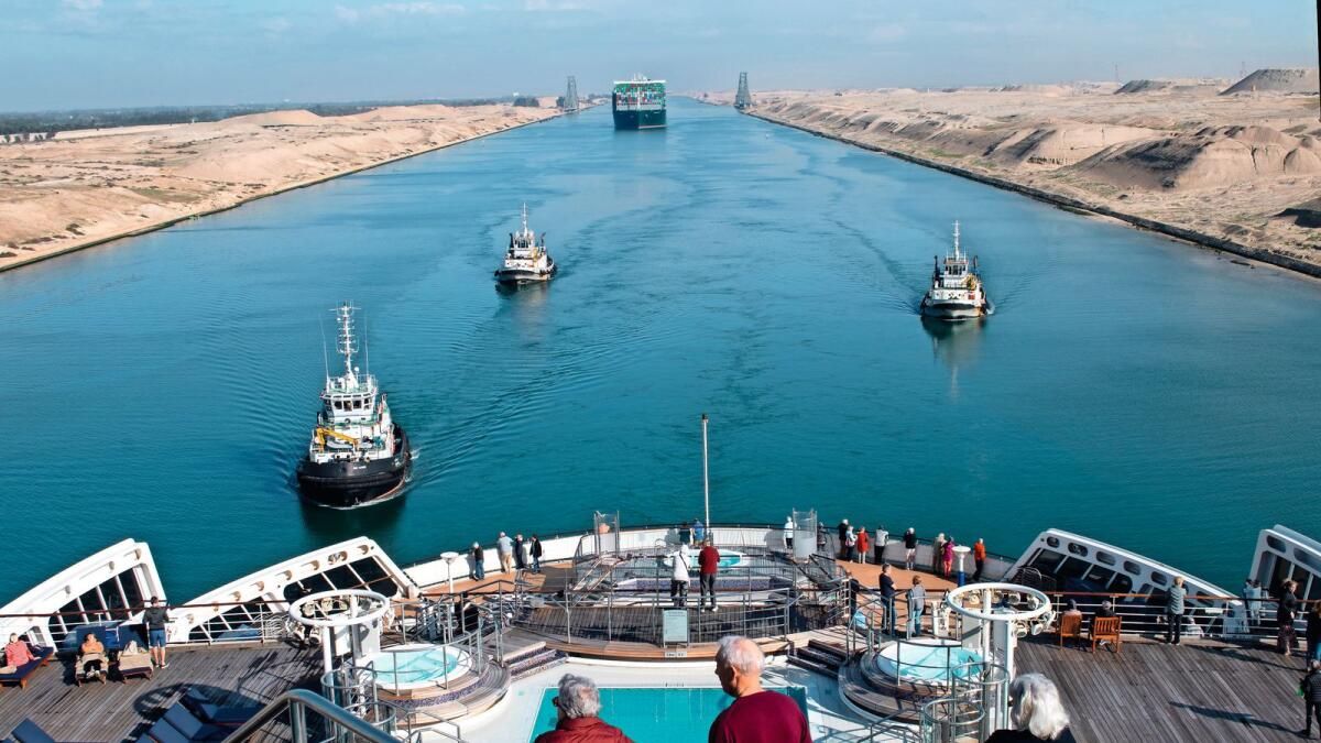 The blockage of the Suez Canal, a vital artery that handles 14 per cent of world trade, cost the global economy $400 million an hour, or nearly $9 billion a day