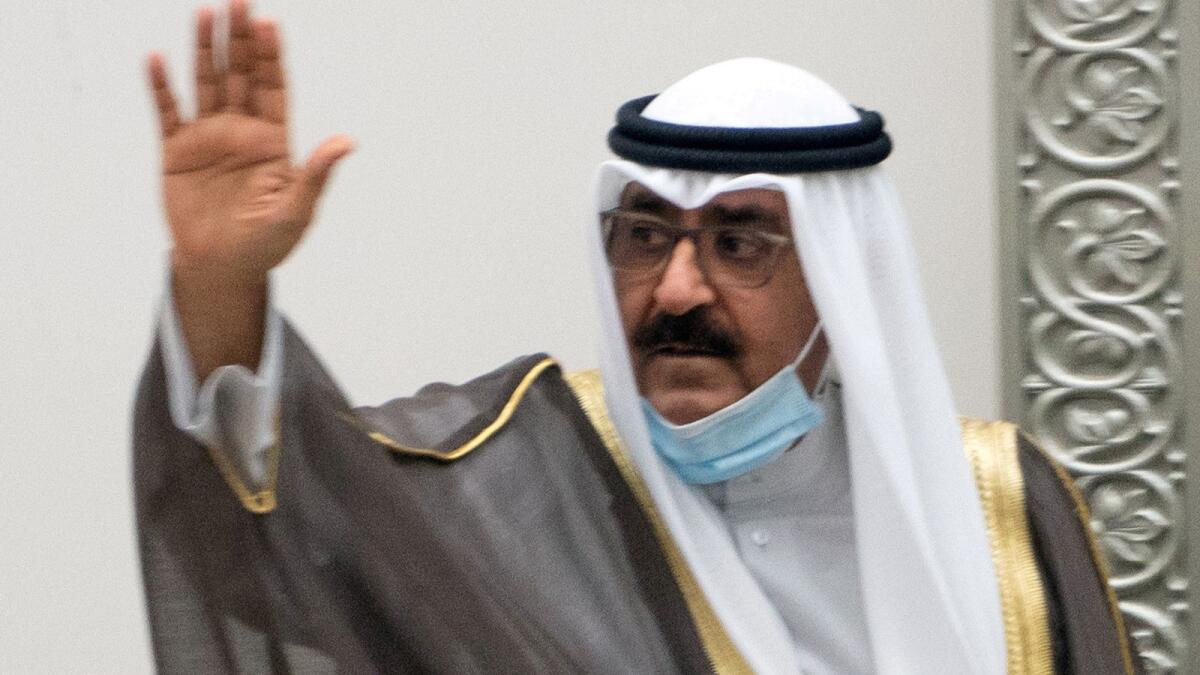 Kuwait's crown prince Sheikh Meshal Al Ahmad Al Sabah. — Reuters file