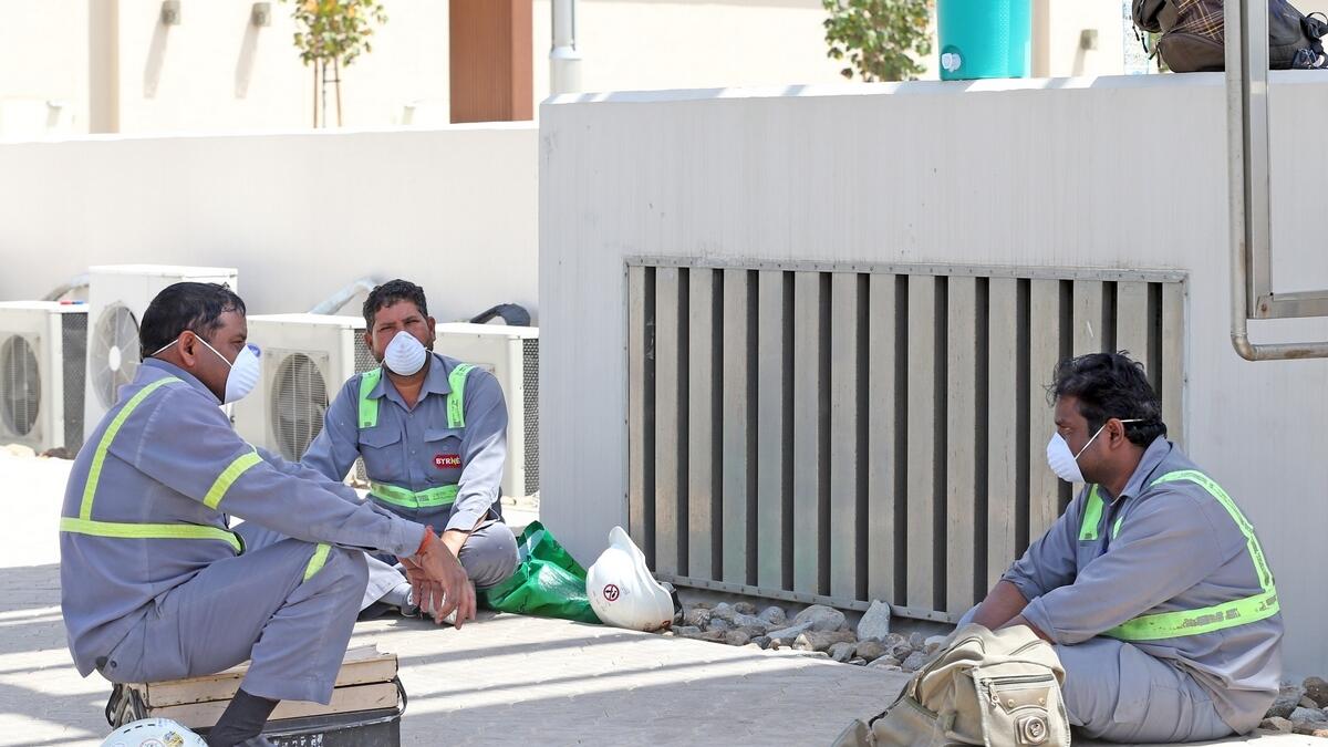 Covid-19, combating, coronavirus, UAE, ensuring, safety, blue-collared, workers