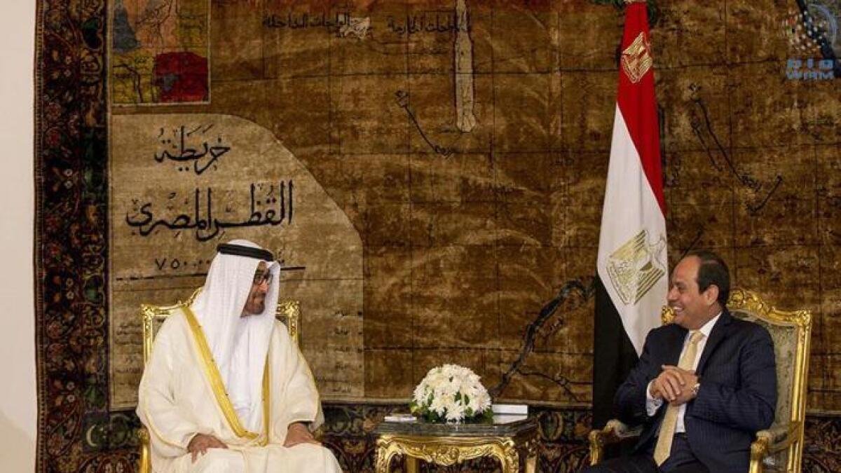 Mohammed bin Zayed, Egypt President discuss regional issues