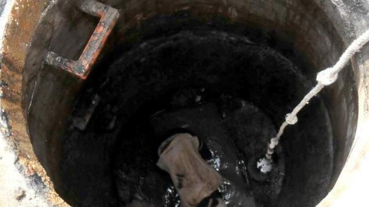 RAK Civil Defence rescue maid who fell into deep well 