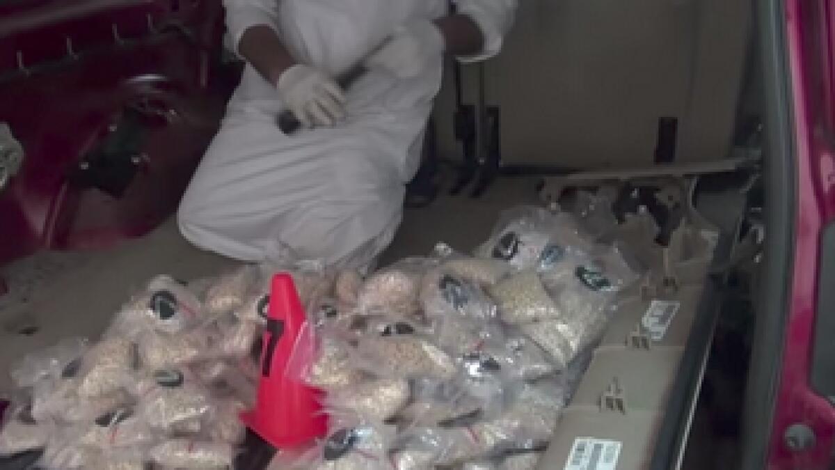 Video: Bids to smuggle millions of drug pills foiled in UAE