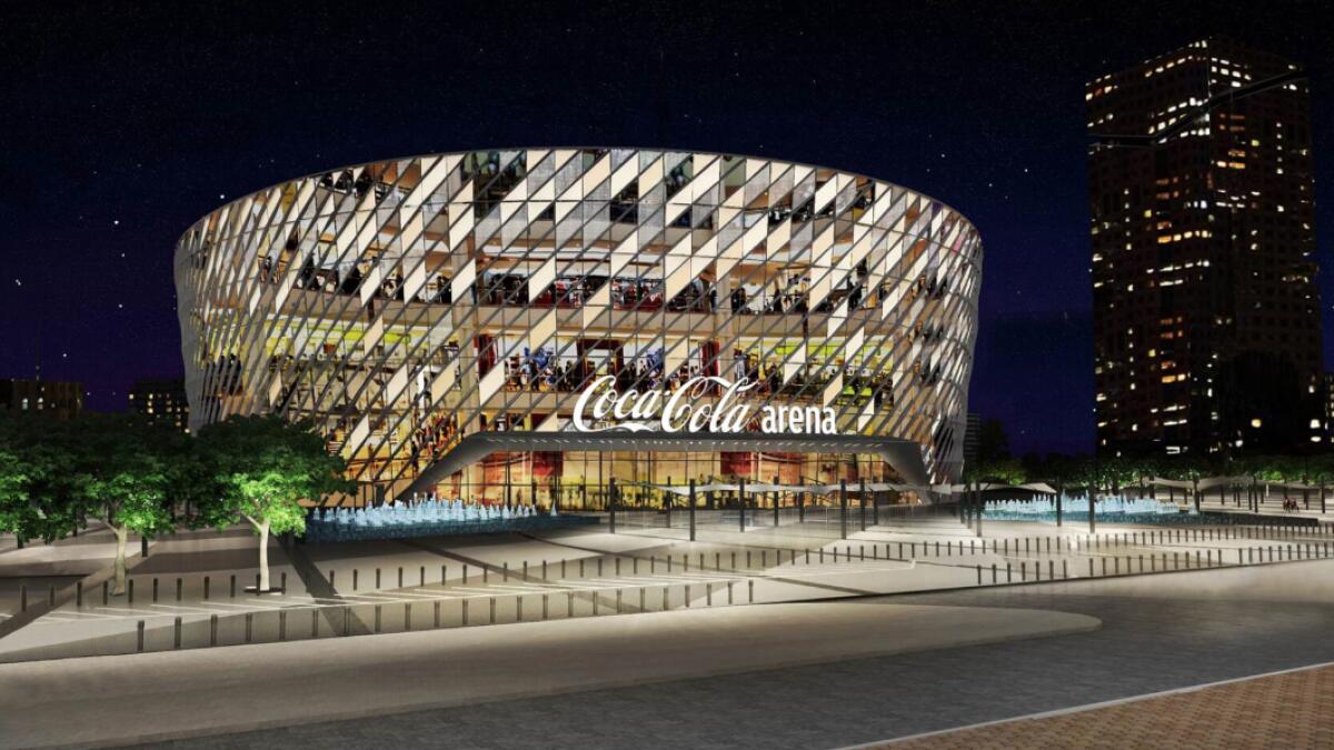 Dubai Arena officially named Coca-Cola Arena 