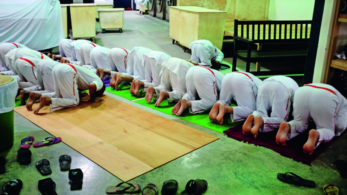 Inside a Dubai corrective facility during Ramadan