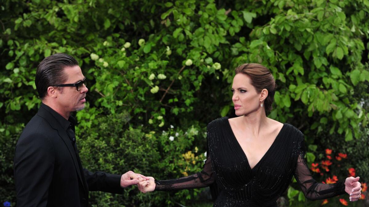 Brad Pitt and Angelina Jolie. — AFP file