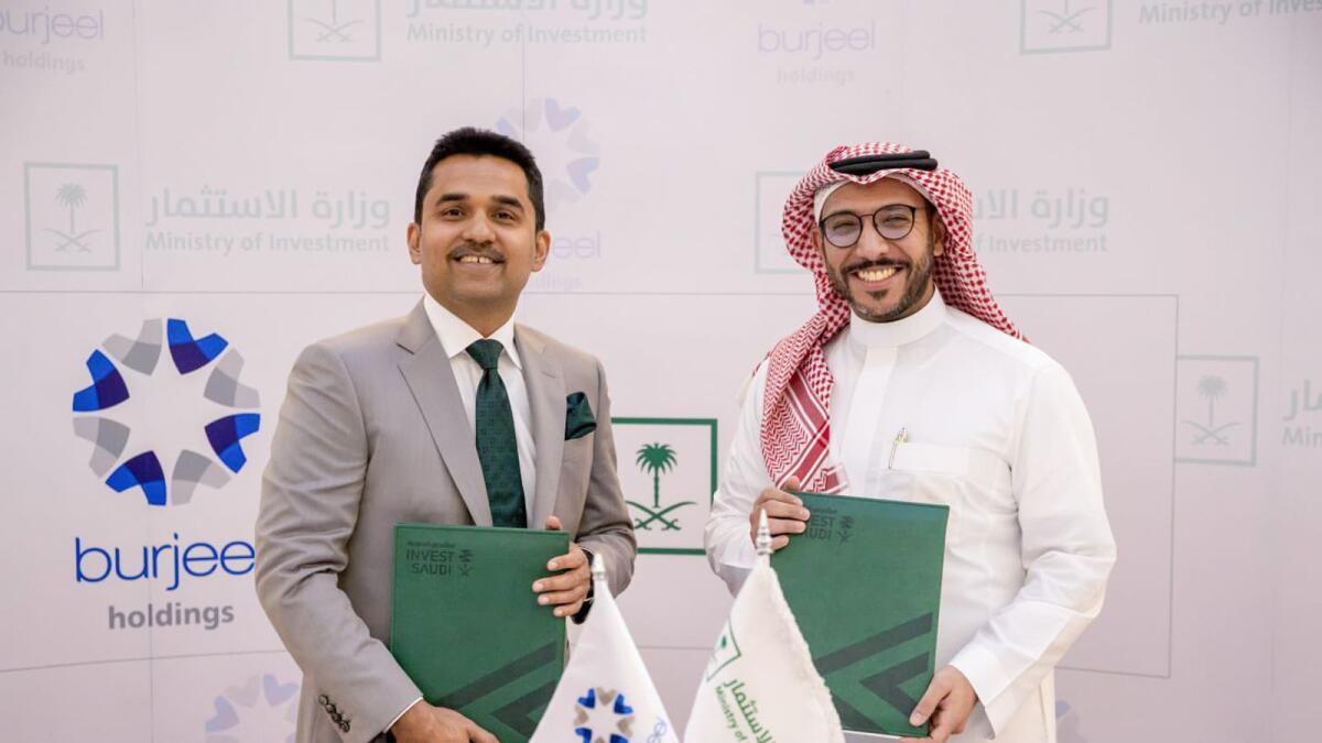 Fahad Alnaeem, Deputy Minister for Sector Investment Development at the Ministry of Investment, Saudi Arabia and Dr Shamsheer Vayalil.