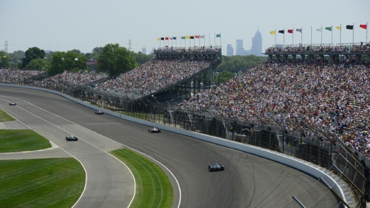 Indianapolis Motor Speedway grandstands wouldn't be filled, but spectators could be allowed into the famed raceway for July 4 events under a plan. - AFP file