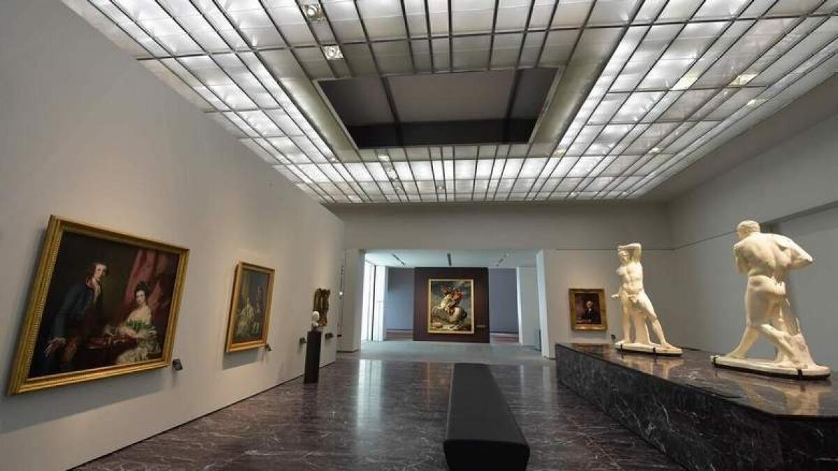 While enjoying the artifacts don’t miss out on the stunning flooring, walls, ceilings and furniture of each gallery