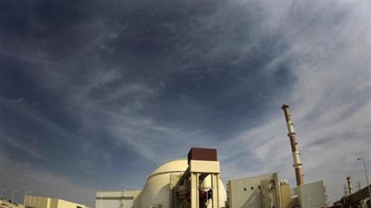 A view of the  Bushehr nuclear power plant, some 1,200 km south of Tehran. – Reuters