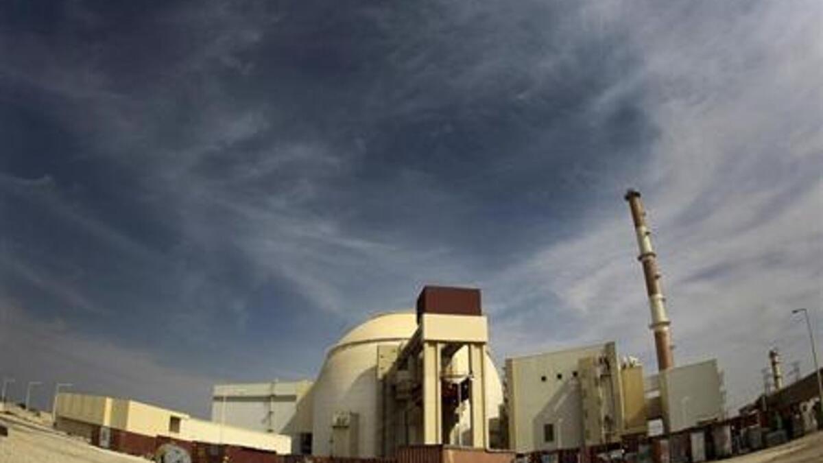 A view of the  Bushehr nuclear power plant, some 1,200 km south of Tehran. – Reuters
