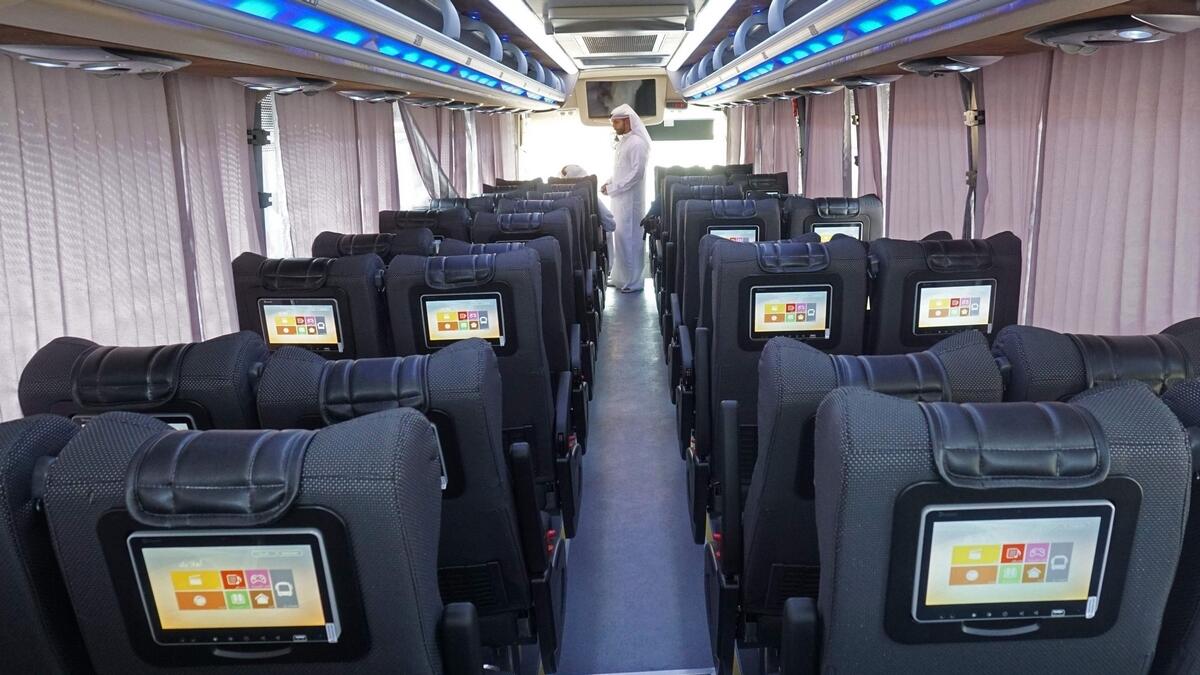 Dubai to Ajman in Dh12, with free WiFi and movies